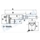 Actuador 18" Lineal Stepper Motor/Motor paso a paso