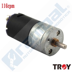 Motor Reductor marca Troy modelo Luxor 25GA37 12V 116rpm