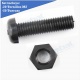 Set 20 Tornillos y Tuercas M2 x 10mm de acero inoxidable, cabezal redondo cruz