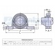 Rodamiento KP000-10mm Soporte Pedestal