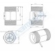 Sensor de Caudal 1.5 pulgada YF-DN40 Acero Inox.