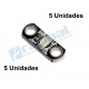 5 piezas módulo LED SMD Mini LilyPad color rojo