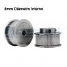 Polea Dentada GT2 60 Dientes Ancho 10mm- 8mm Diámetro Int.