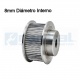 Polea Dentada GT2 60 Dientes Ancho 10mm- 8mm Diámetro Int.