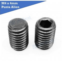 Set 10 Tornillo M4 x 4mm Punta Allen
