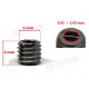 Set 10 Tornillo M4 x 4mm Punta Allen