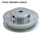 Polea Dentada GT2 60 Dientes Ancho 6mm- 10mm Diámetro Int.