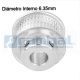 Polea Dentada GT2 30 Dientes Ancho 10mm- 6.35mm Diámetro Int.