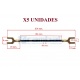 5 Cables conector de Doble Terminal horquilla en U