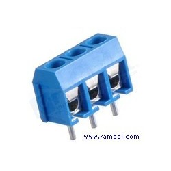 Terminales Tornillo 5mm PCB (3 Pines)