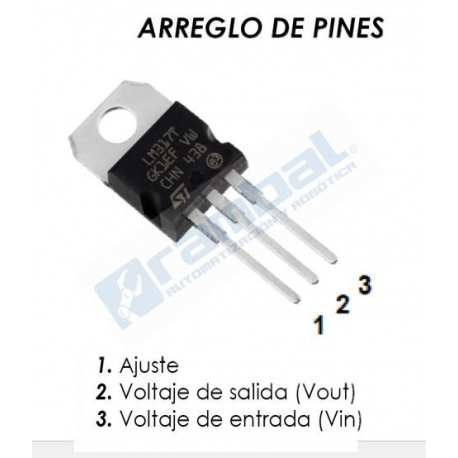 Regulador De voltaje LM317T