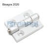 Bisagra de aluminio para perfiles 20x20