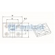 Bisagra de aluminio para perfiles 20x20