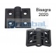 Bisagra de plástico para perfiles 20x20