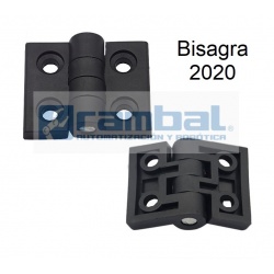 Bisagra de plástico para perfiles 20x20
