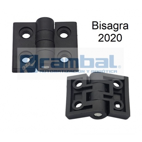 Bisagra de plástico para perfiles 20x20