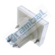 Amperímetro Análogo DC 500mA Blanco