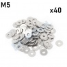 Golilla Plana M5 Acero (Pack 40 un.)