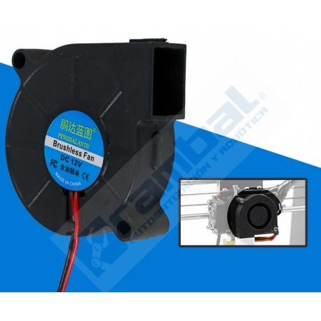 Ventilador Brushless Refrigeración 5015 12V