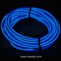 El Wire Neon - Azul Fosforescente 2mt