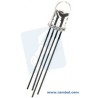 Tri-Color LED RGB Clear. Catodo Comun