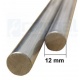 Eje guía CNC Shaft lineal acero endurecido de 12mm x500mm