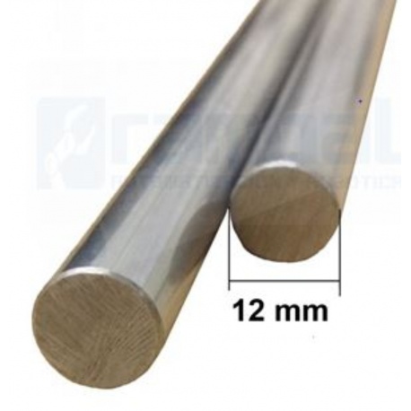 Eje guía CNC Shaft lineal acero endurecido de 12mm x500mm