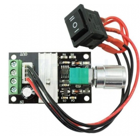 Control Velocidad y de giro PWM 6V a 28V /3A, CC DC.