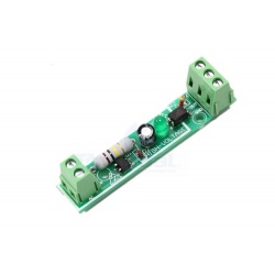 Placa de prueba de aislamiento optoacoplador, módulo de procesadores PLC, AC 220V, 1 canal, MCU TTL